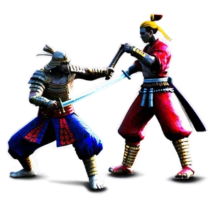 Samurai Duel Battlefield Png 06252024 PNG Image