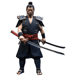 Samurai in Action PNG 05212024 PNG image with transparent background