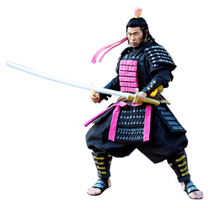 Samurai in Action PNG 41 PNG image with transparent background