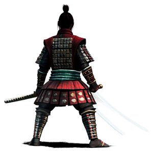 Samurai Silhouette PNG mdp PNG image with transparent background
