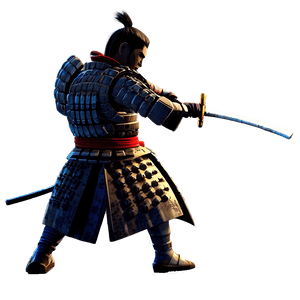 Samurai Silhouette PNG vwt PNG image with transparent background