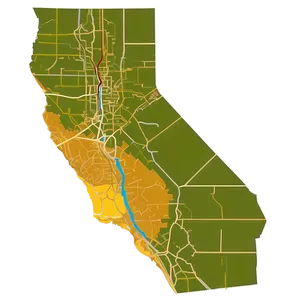 San Diego County Map Outline Png Pak51 PNG Image