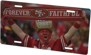 San Francisco49ers Fan Forever Faithful PNG Image