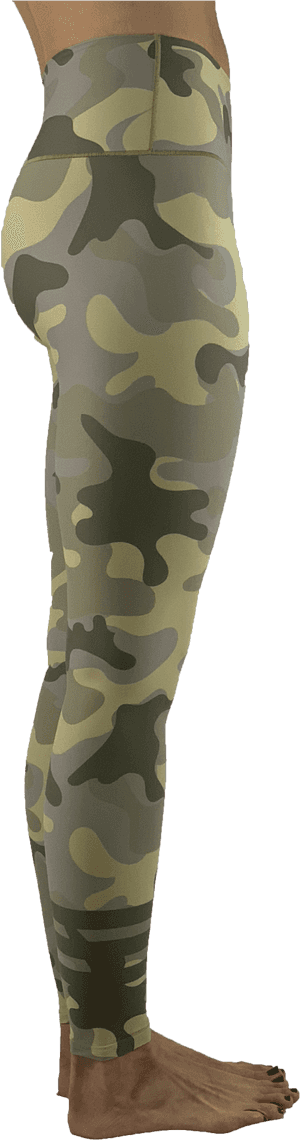 Sand Camo Yoga Pants'Class='lazyload Lazyload Fade - Tights, HD Png Download PNG image with transparent background