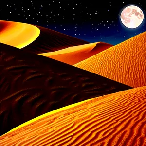 Sand Dunes At Night Png Xlk PNG Image