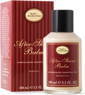 Sandalwood After Shave Balm Product Image PNG Image