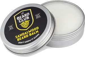 Sandalwood Beard Balm The Beard Club PNG Image