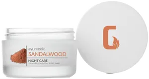 Sandalwood Night Care Cream Product PNG Image