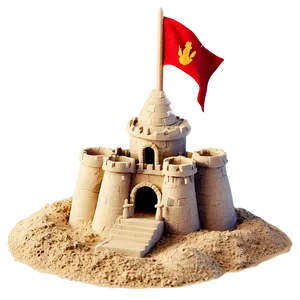 Sandcastle Artwork Png 06212024 PNG Image