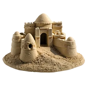 Sandcastle At Sunset Png Ait PNG Image