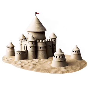 Sandcastle Illustration Png Vur31 PNG Image