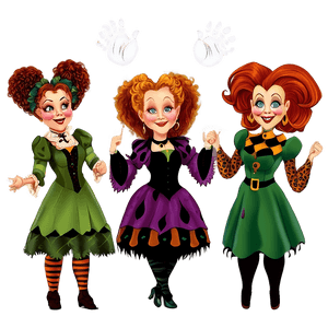 Sanderson Sisters Hocus Pocus PNG bmy6 PNG image with transparent background