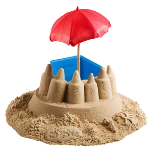 Sandy Beach Sandcastle Building Png Toy PNG Image