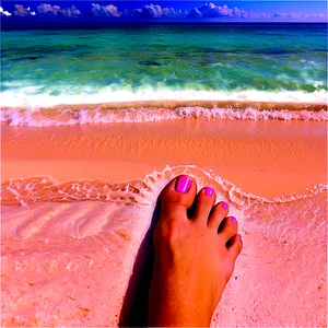 Sandy Beach Toes Png Grj49 PNG Image