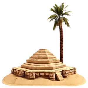 Sandy Desert Ancient Ruins Png 80 PNG Image