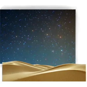 Sandy Dunes Under Starry Sky Png Igp PNG Image