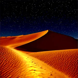 Sandy Dunes Under Starry Sky Png Tla PNG Image