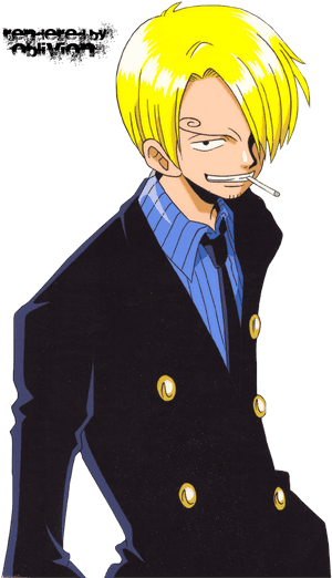 Sanji [600x1,026px] - One Piece Smoking Guy, HD Png Download PNG image with transparent background