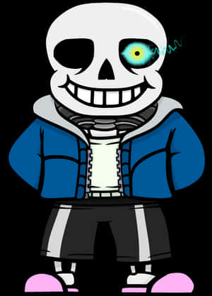 Sans Undertale Character Art PNG image with transparent background