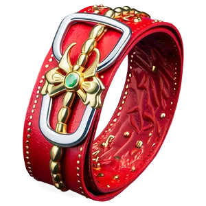 Santa Belt With Sleigh Detail Png Stk6 PNG Image