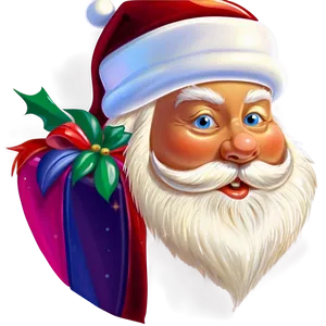 Santa Cartoon A PNG Image