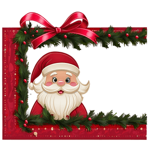 Santa Claus Border PNG rbo PNG