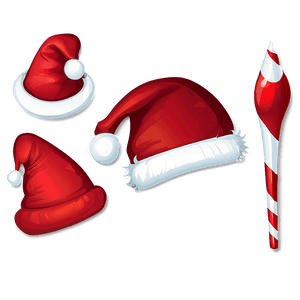 Santa Claus Hat Clipart PNG 04302024 PNG