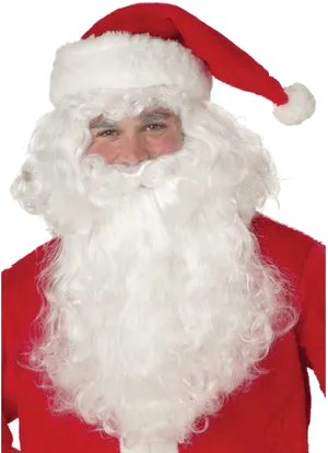 Santa Claus Portraitwith Beard PNG Image