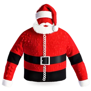 Santa Claus Ugly Sweater Png 11 PNG Image