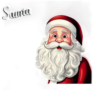 Santa Clipart B PNG Image