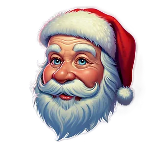 Santa Face Silhouette Png 83 PNG Image