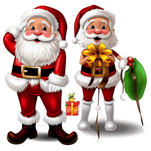 Santa Frame PNG 13 PNG