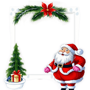 Santa Frame PNG 8 PNG