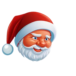 Santa Hat Cartoon Profile Png Bdq10 PNG Image