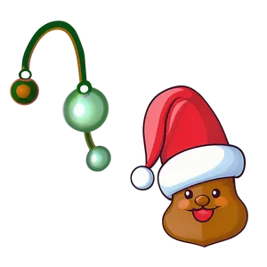 Santa Hat Outline Clipart Png Kgn PNG Image