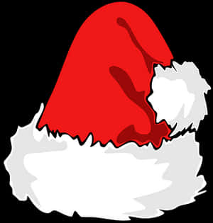 Santa Hat Vector Illustration PNG image with transparent background