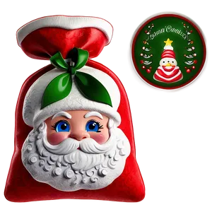 Santa Sack Design Png Oxw PNG Image