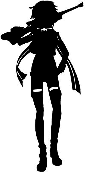 Sao Sinon Black And White, HD Png Download PNG image with transparent background