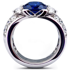 Sapphire And Diamond Rings Png Yof PNG Image