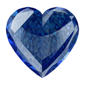 Sapphire Blue Heart Emoji Png 46 PNG Image