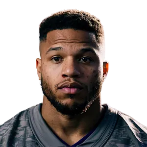 Saquon Barkley Determined Look Png 39 PNG Image