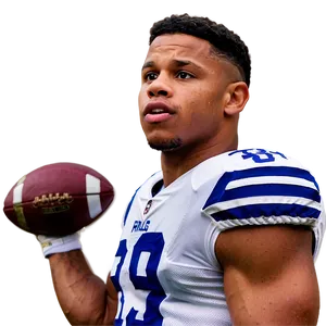 Saquon Barkley Historic Milestone Png Cen PNG Image