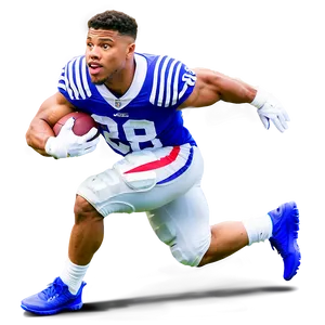 Saquon Barkley Quick Agility Png 61 PNG Image