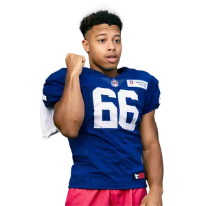 Saquon Barkley Team Huddle Leadership Png Vlo15 PNG Image