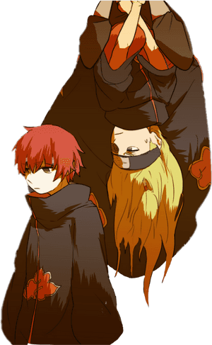 #sasori #deidara #sasodei #naruto #narutoshippuden - Naruto Deidara And Sasori, HD Png Download PNG image with transparent background
