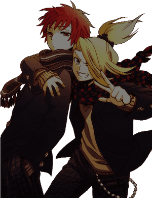 #anime #art #naruto #sasori #deidara #наруто #дейдара - Naruto Deidara And Sasori, HD Png Download PNG image with transparent background