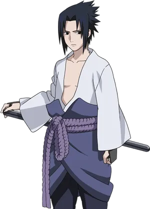 Sasuke_ Uchiha_ Anime_ Character PNG Image