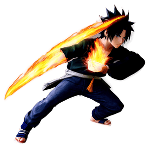 Sasuke Uchiha Fire Style PNG 05062024 PNG image with transparent background