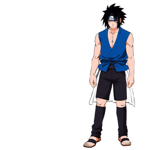 Sasuke Uchiha Genin PNG pin PNG image with transparent background