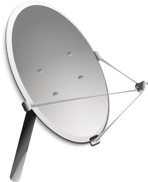 Transparent Satellite Background - Satellite Dish Transparent Background, HD Png Download PNG with transparent background